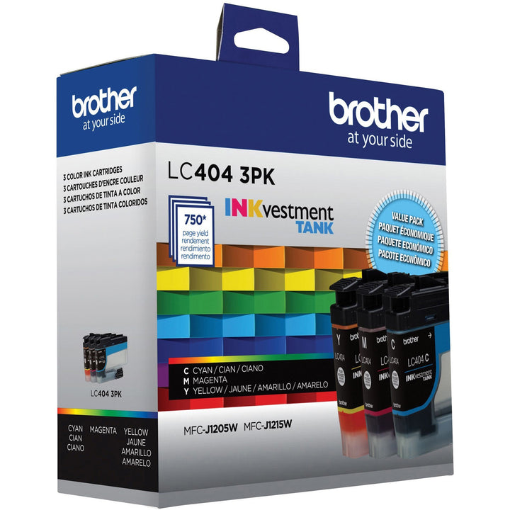 Image of Brother INKvestment LC4043PK LC404 Inkjet Cartridge, 750 Pages (Per Cartridge), 1 Each