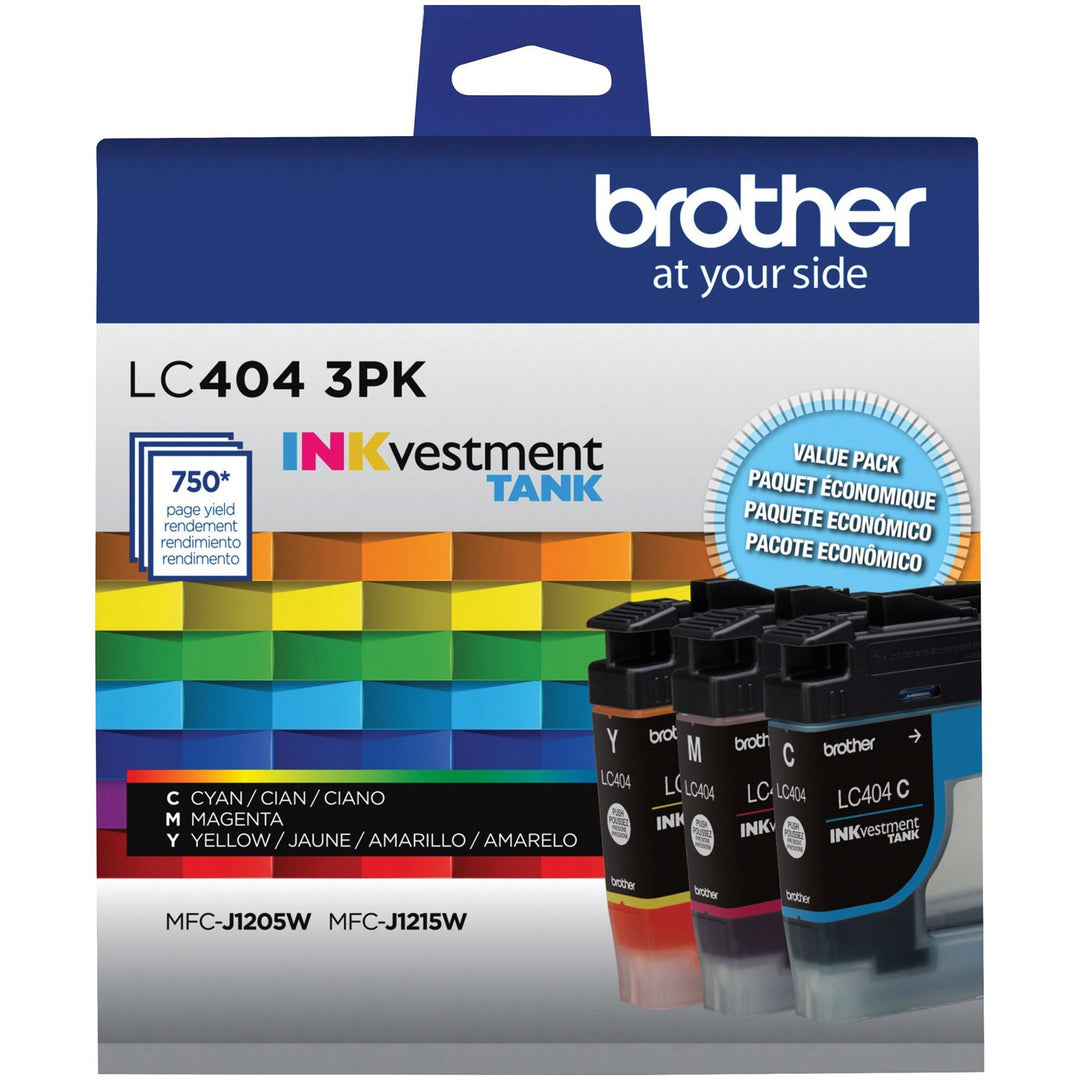 Image of Brother INKvestment LC4043PK LC404 Inkjet Cartridge, 750 Pages (Per Cartridge), 1 Each