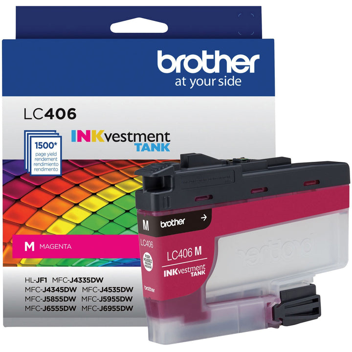 Image of Brother LC406M INKvestment Tank Ink Cartridge, 1500 Pages, 1 Each