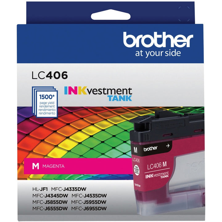 Image of Brother LC406M INKvestment Tank Ink Cartridge, 1500 Pages, 1 Each