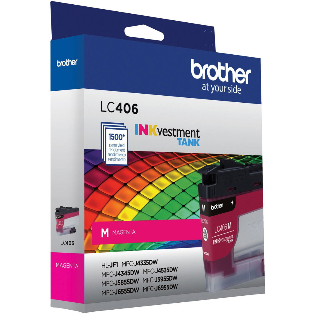 Image of Brother LC406M INKvestment Tank Ink Cartridge, 1500 Pages, 1 Each