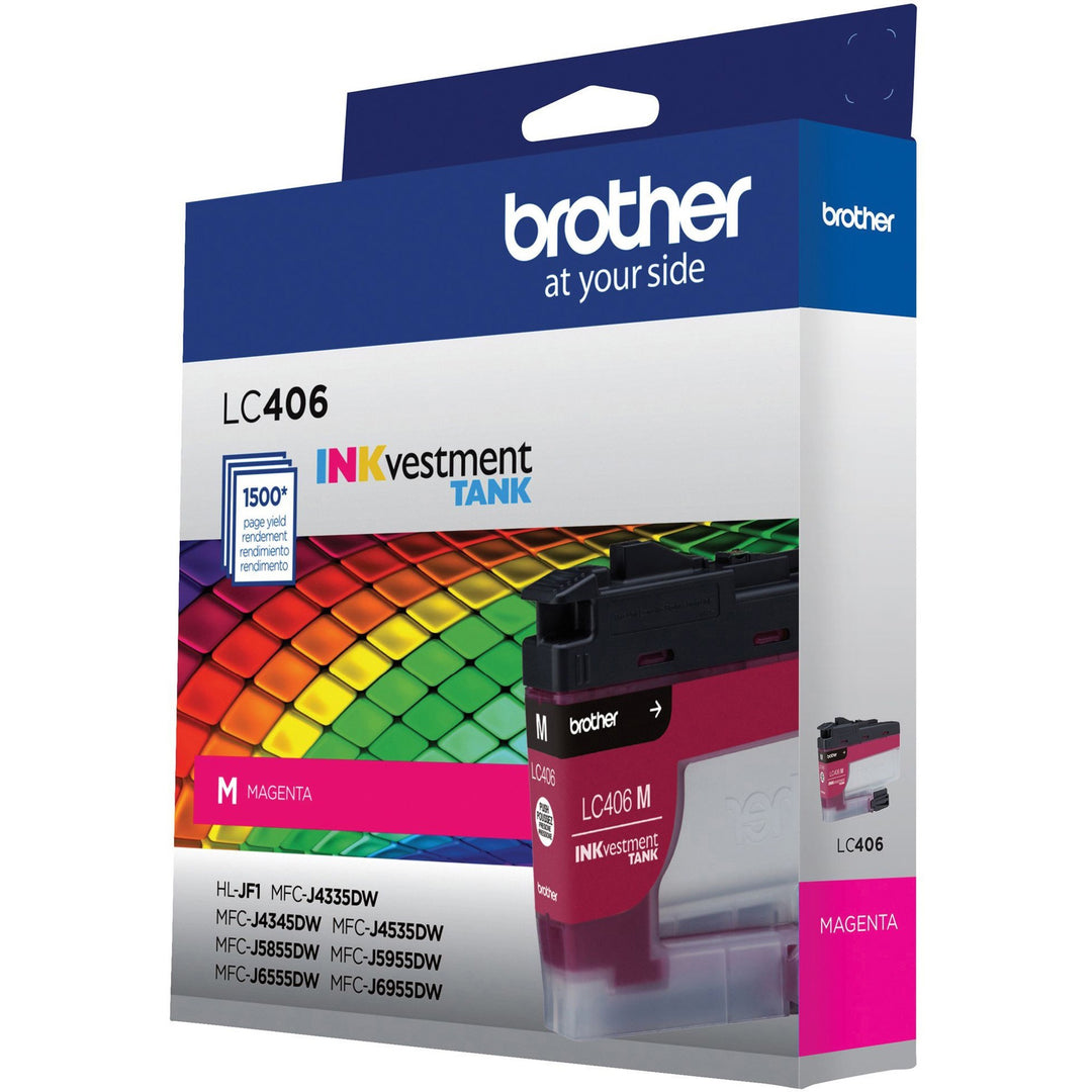 Image of Brother LC406M INKvestment Tank Ink Cartridge, 1500 Pages, 1 Each