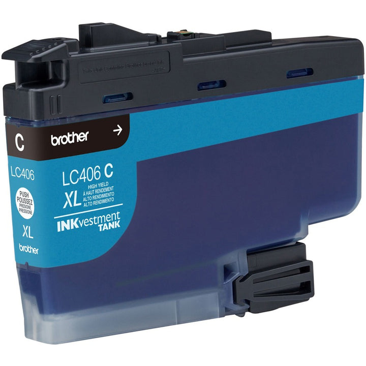Image of Brother LC406XLC INKvestment Tank Ink Cartridge, 5000 Pages, 1 Each