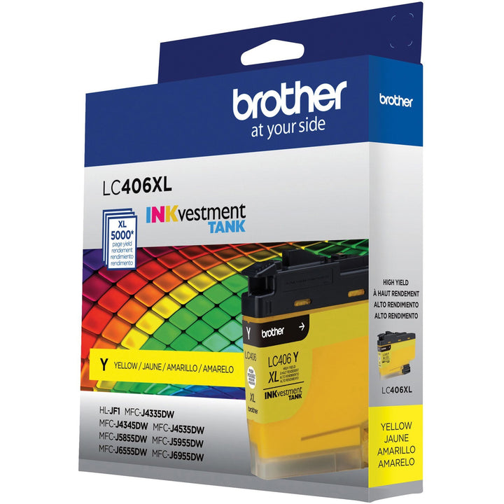 Image of Brother LC406XLY INKvestment Tank Ink Cartridge, 5000 Pages, 1 Each