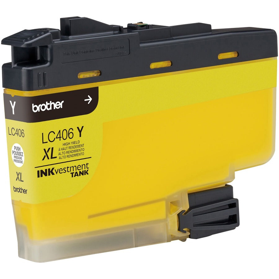 Image of Brother LC406XLY INKvestment Tank Ink Cartridge, 5000 Pages, 1 Each