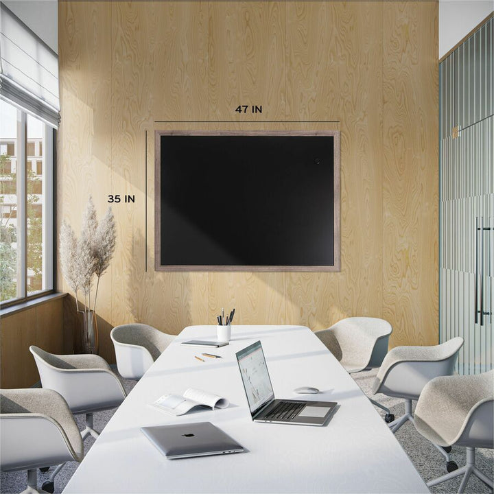 Image of U Brands Chalkboard, Magnetic, 48"Wx36"L, Chalkboard