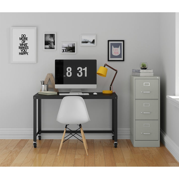 Image of Lorell Vertical File, 22" Deep, 3-Dwr, 15"x22"x40.2", LGY