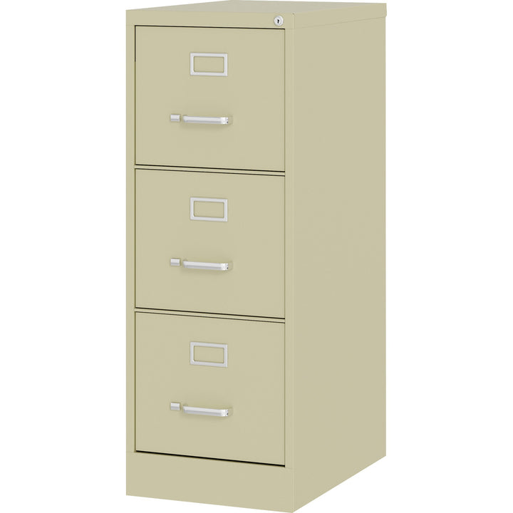 Image of Lorell Vertical File, 22" Deep, Comm, 3-Dwr, 15"x22"x40.2", PY