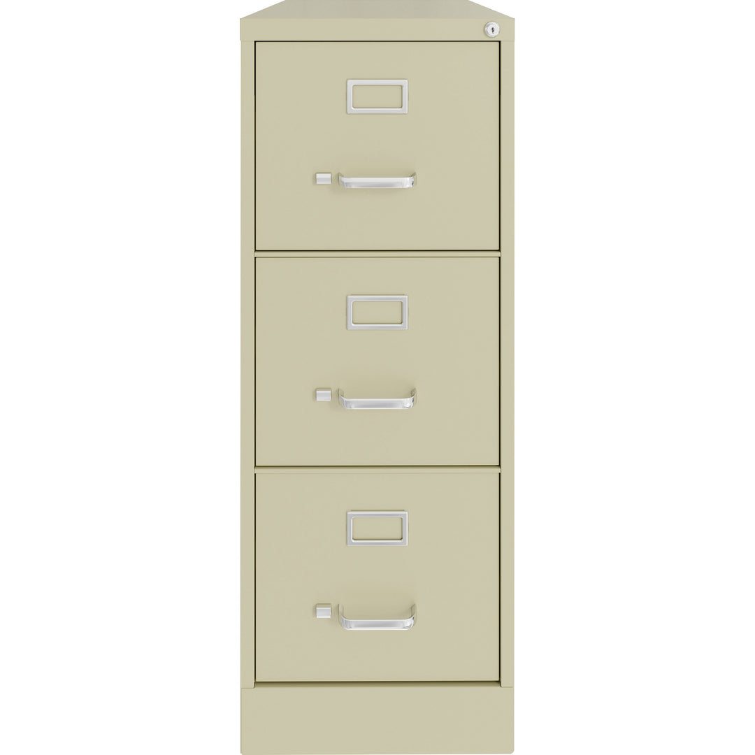 Image of Lorell Vertical File, 22" Deep, Comm, 3-Dwr, 15"x22"x40.2", PY