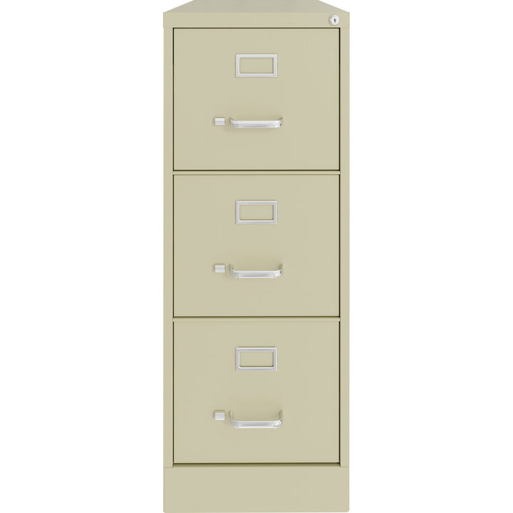 Image of Lorell Vertical File, 22" Deep, Comm, 3-Dwr, 15"x22"x40.2", PY
