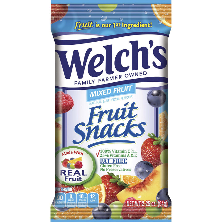 Image of Welch's® Fruit Snack, Mixed Fruit, 2.25 oz, 48/CT, Multi