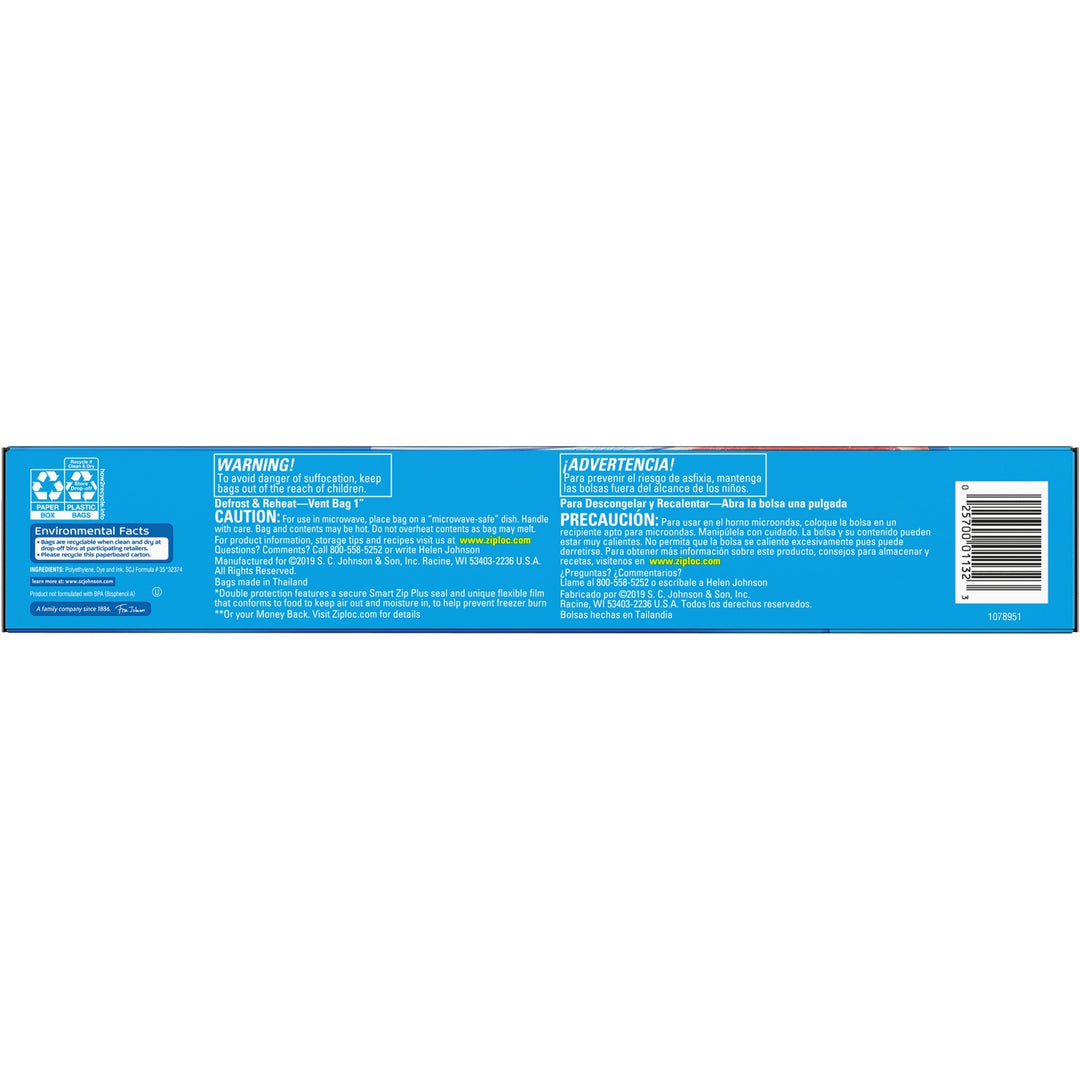 Image of Ziploc® 665258 2-Gallon Freezer Bags