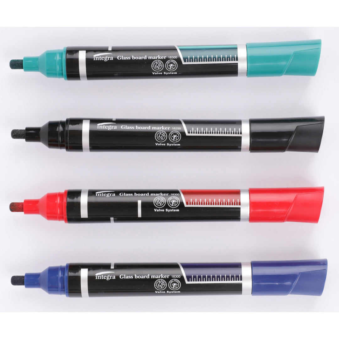 Image of Integra 18300 Dry-Erase Markers, Erasable, Assorted Ink, 4 / Pack