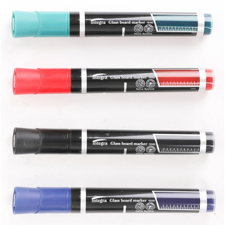 Image of Integra 18300 Dry-Erase Markers, Erasable, Assorted Ink, 4 / Pack