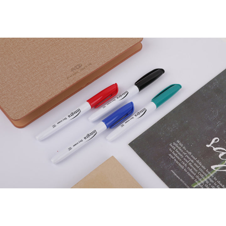 Image of Integra 18297 Dry-Erase Markers, Assorted Ink, Alcohol Based, 4 / Set