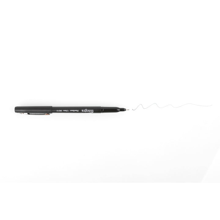 Image of Integra 36212 Fineliner Ultra Fine Permanent Markers, Black Ink, 12 / Pack