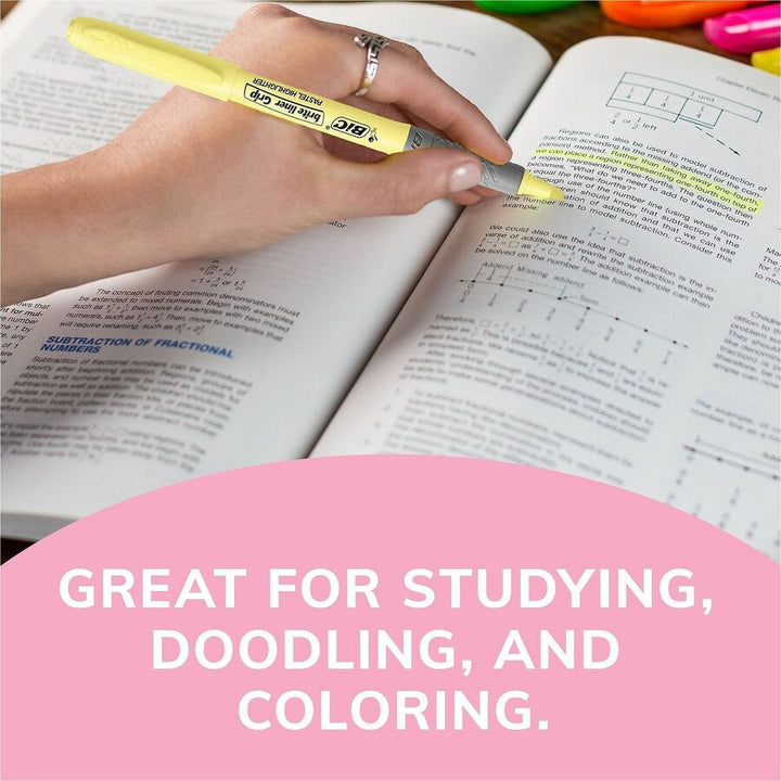 Image of BIC GBLD11AST Brite Liner Grip Highlighters, Assorted