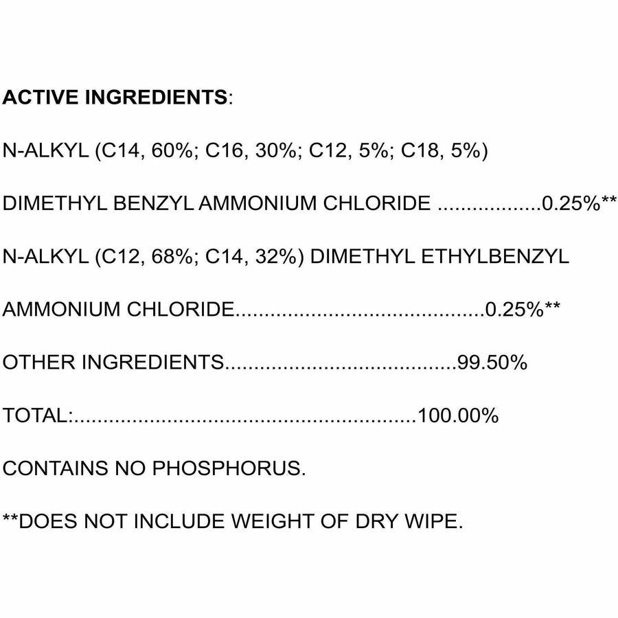 Image of Clorox® Disinfecting Wipes, 6-3/4"x8", 150/Canister, 6/CT, White
