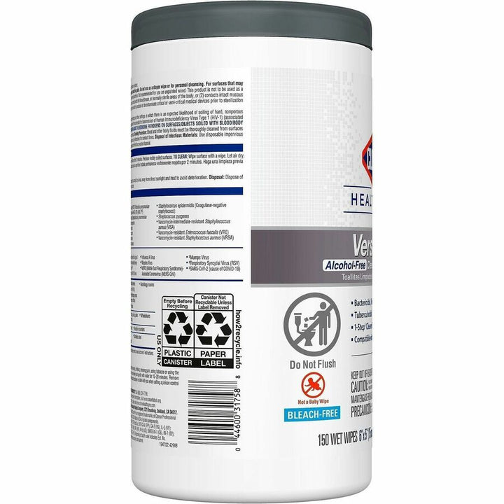 Image of Clorox Healthcare 31758 VersaSure Disinfectant Wipes