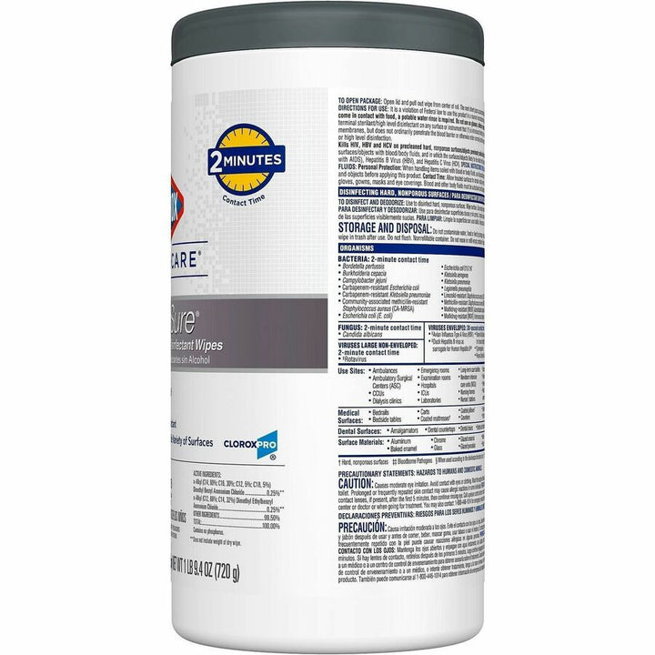 Image of Clorox Healthcare 31758 VersaSure Disinfectant Wipes