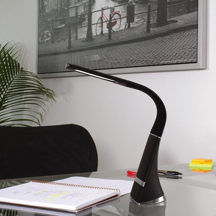 Image of OttLite® Wellness Series Recharge LED Desk Lamp, 10.75" to 18.75" High, Black
