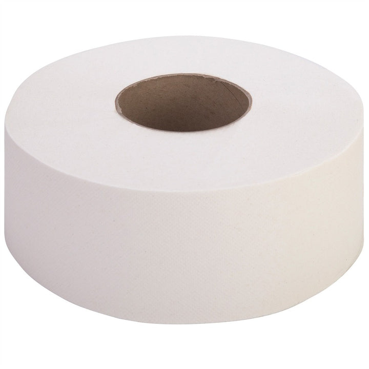 Image of Genuine Joe Bath Tissue Roll,Jumbo,1-Ply,3.63"x1200',8.88"Dia,12/CT, WE