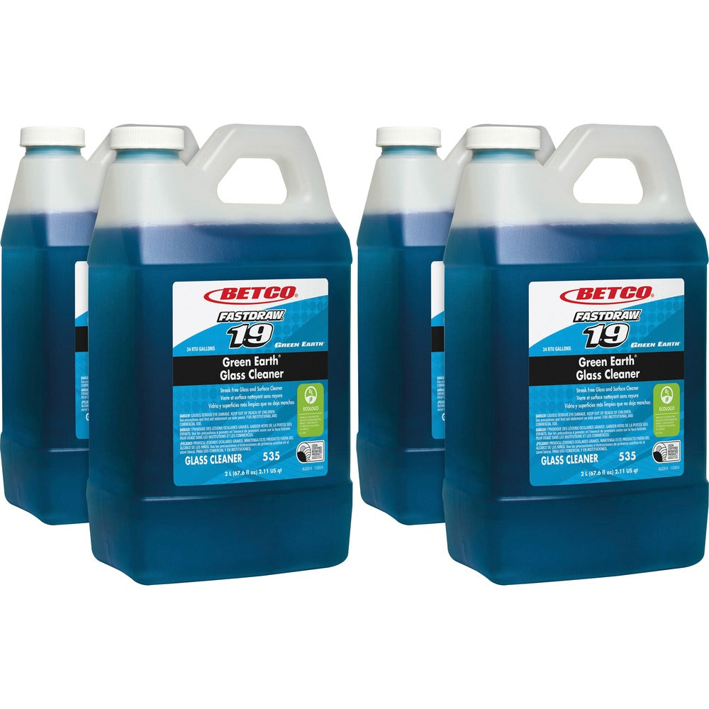 Image of Betco Corporation Cleaner, f/Glass&Hard Surfaces, Concentrated, 1 Gal, 4/CT,BE