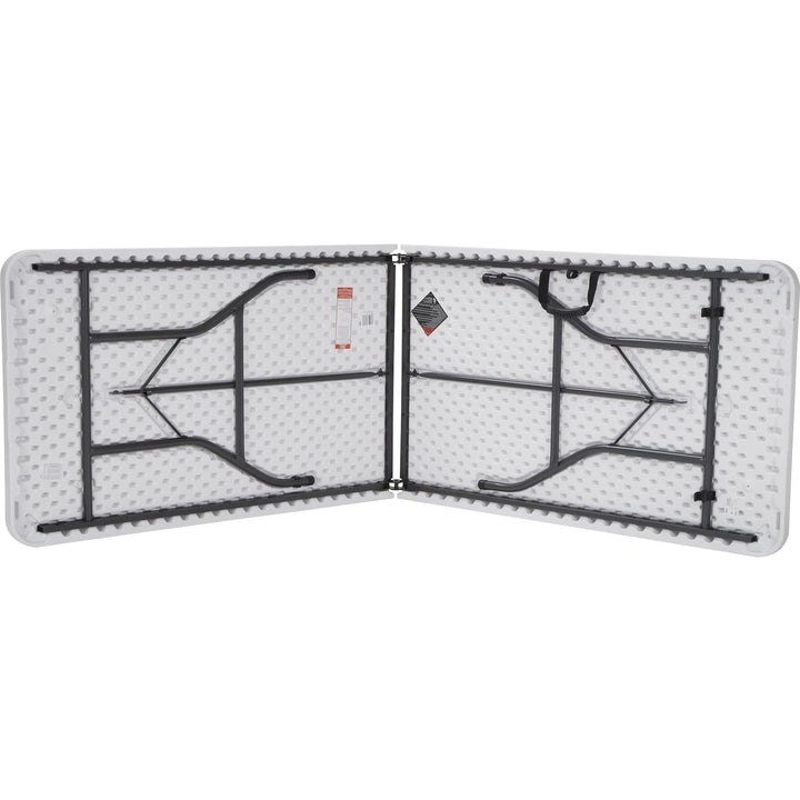 Image of Cosco Home And Office Products Table, Folding, 30"Wx96"Dx29-1/4"H, White