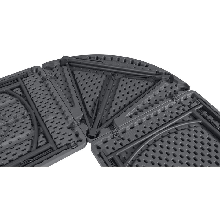 Image of Cosco Home And Office Products Table, Folding, Corner, 24"Wx24"Lx29-1/5"H, 2/CT, Gray