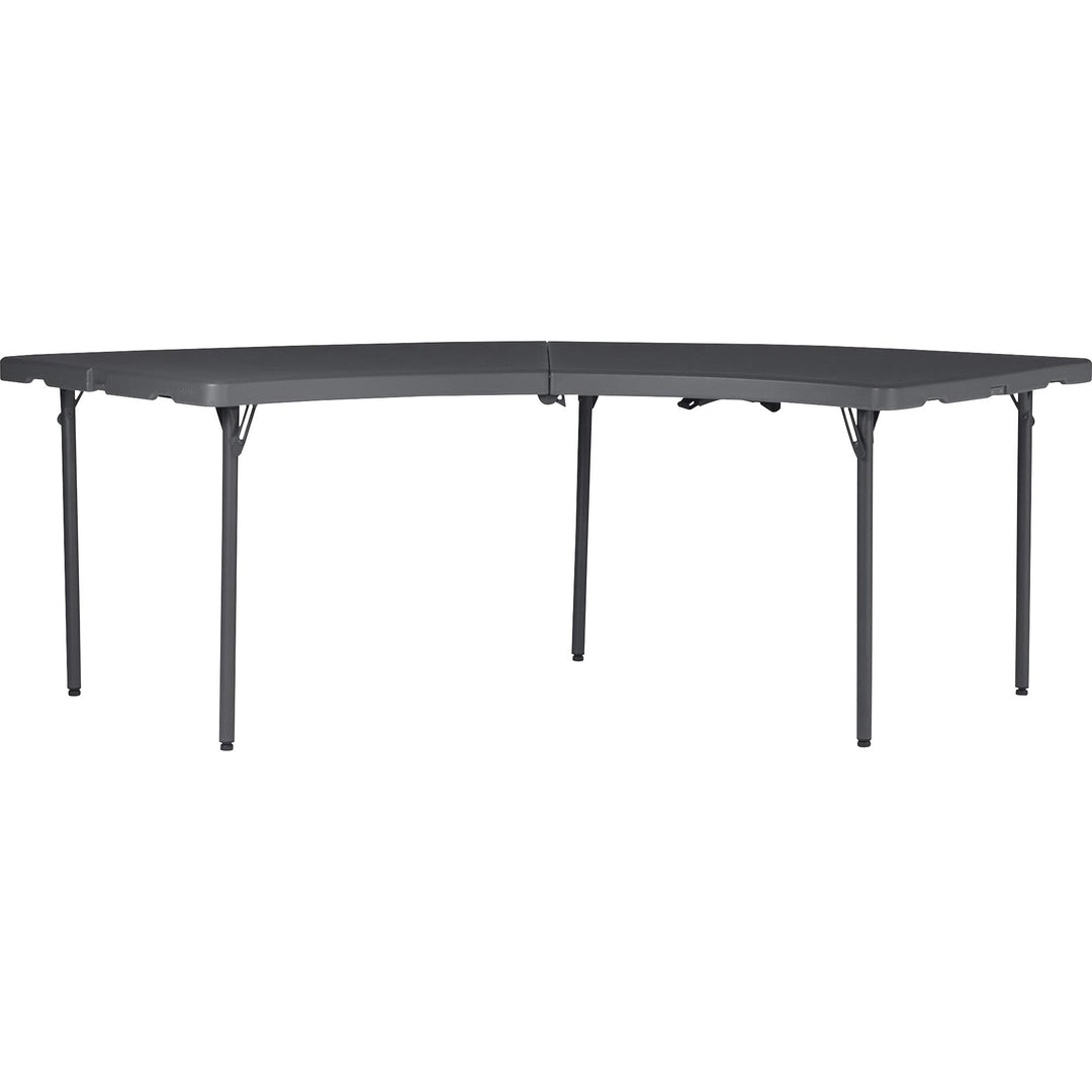 Image of Cosco Home And Office Products Table, Folding, Moon, 30"Wx96"Lx29-3/16"H, Gray