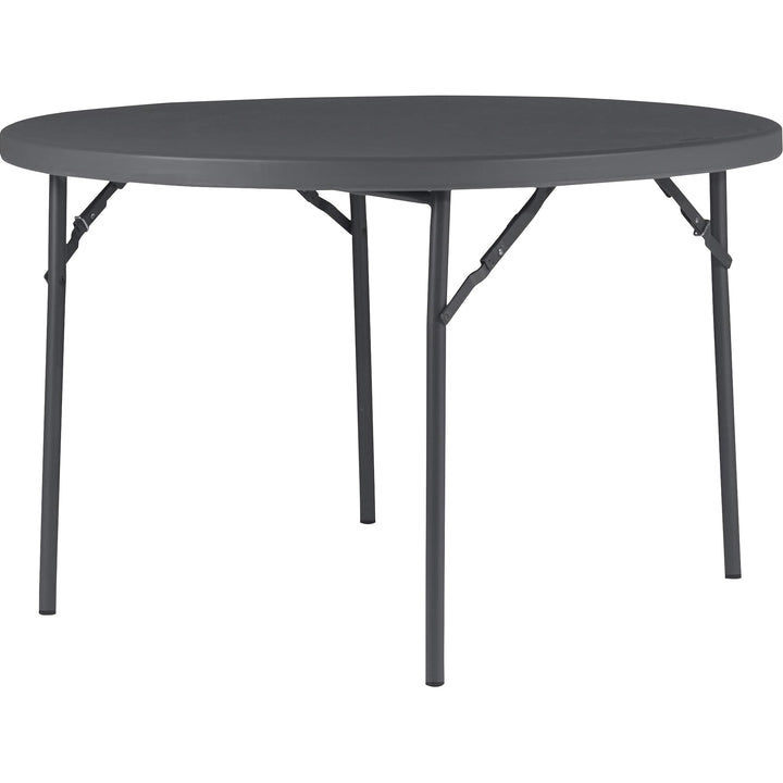 Image of Cosco Home And Office Products Table, Folding, Round, 48"Wx48"Lx29-3/10"H, Gray