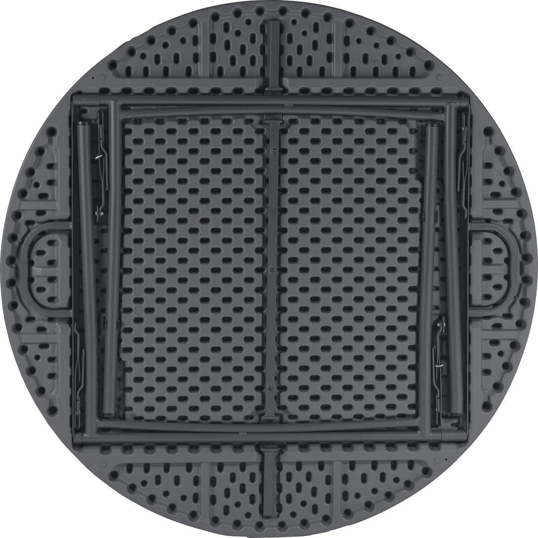 Image of Cosco Home And Office Products Table, Folding, Round, 48"Wx48"Lx29-3/10"H, Gray