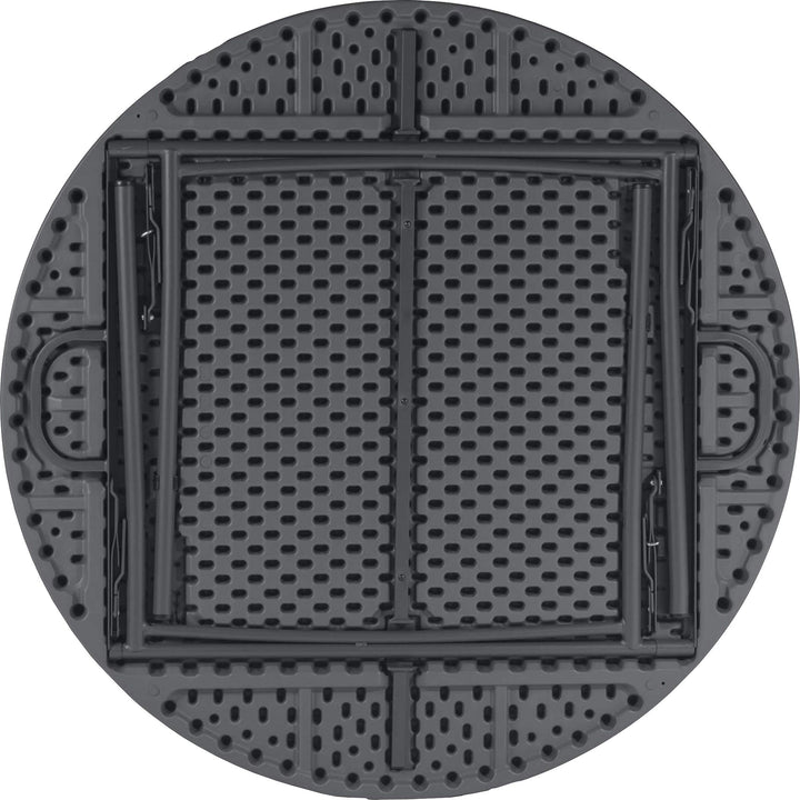 Image of Cosco Home And Office Products Table, Folding, Round, 48"Wx48"Lx29-3/10"H, Gray