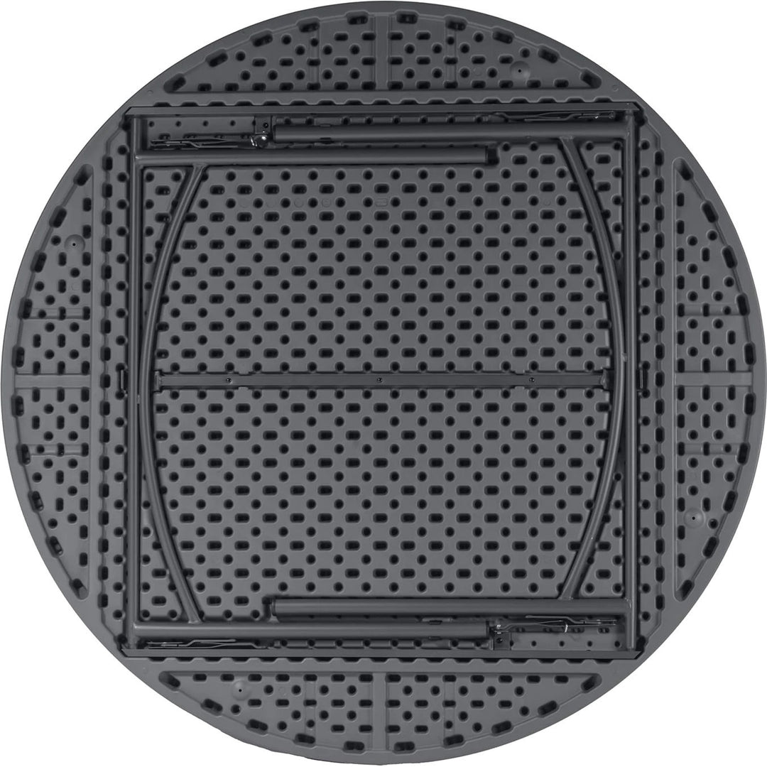 Image of Cosco Home And Office Products Table, Folding, Round, 60"Wx60"Lx29-3/10"H, Gray