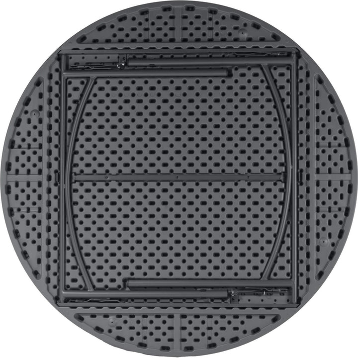 Image of Cosco Home And Office Products Table, Folding, Round, 60"Wx60"Lx29-3/10"H, Gray