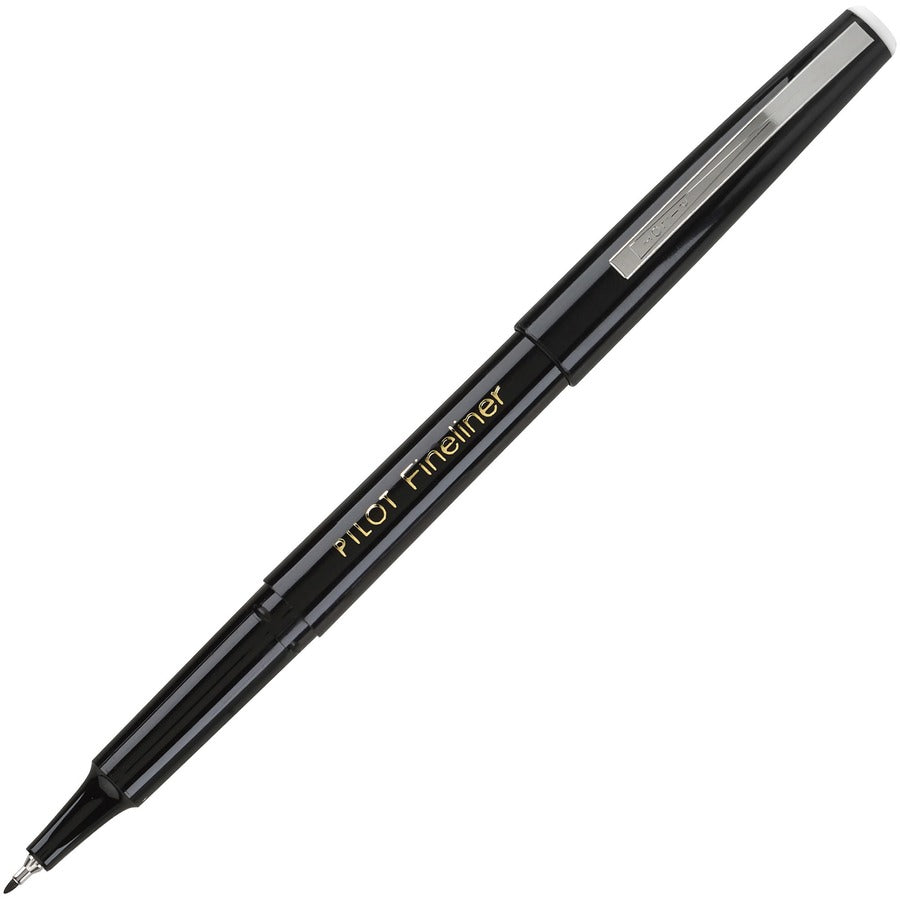 Image of Pilot® Marker,Fineliner,Airtight Cap,0.7mm,Fine Point,12/BX,BK Ink