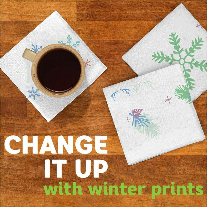 Image of Bounty 96595 Quilted Napkins, 1 Ply, 12" W x 12" Length, White, Paper, 1 Pack