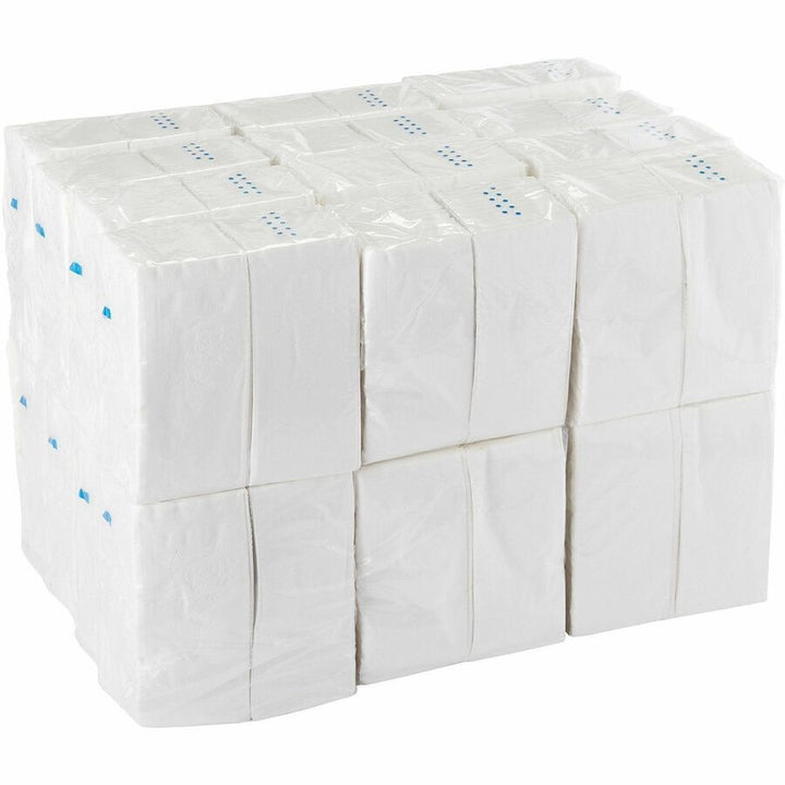 Image of Dixie 34440 Dinner Napkin, 2 Ply, 1/8 Fold, 15" W x 16" Length, Scrollwork Pattern, White, 126 / Pack