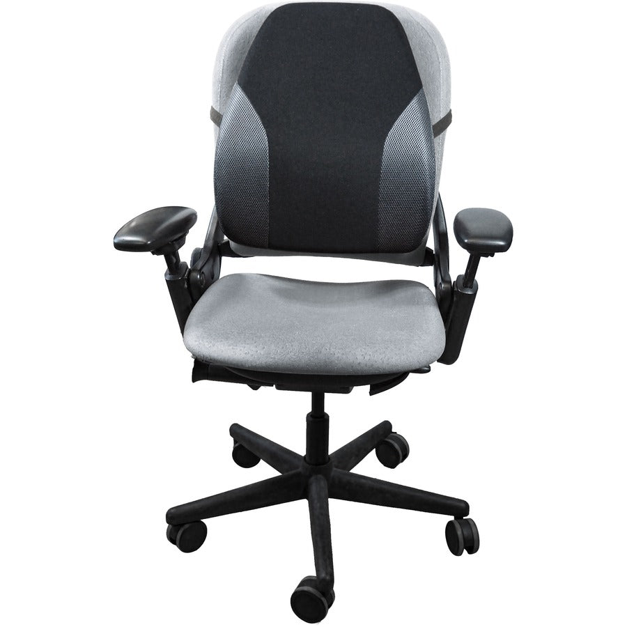 Image of Kantek Backrest, Memory Foam, 2-3/4"Wx18"Lx20"H, Black/Gray