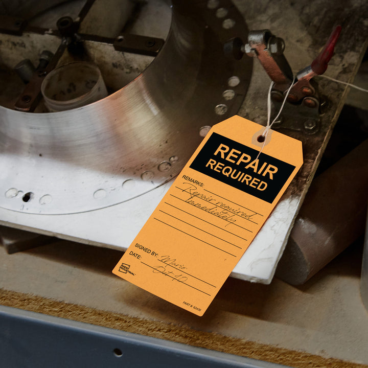 Image of Avery® Repair Required Tags,Pre-strung,3"x5-3/4",25/PK,OE