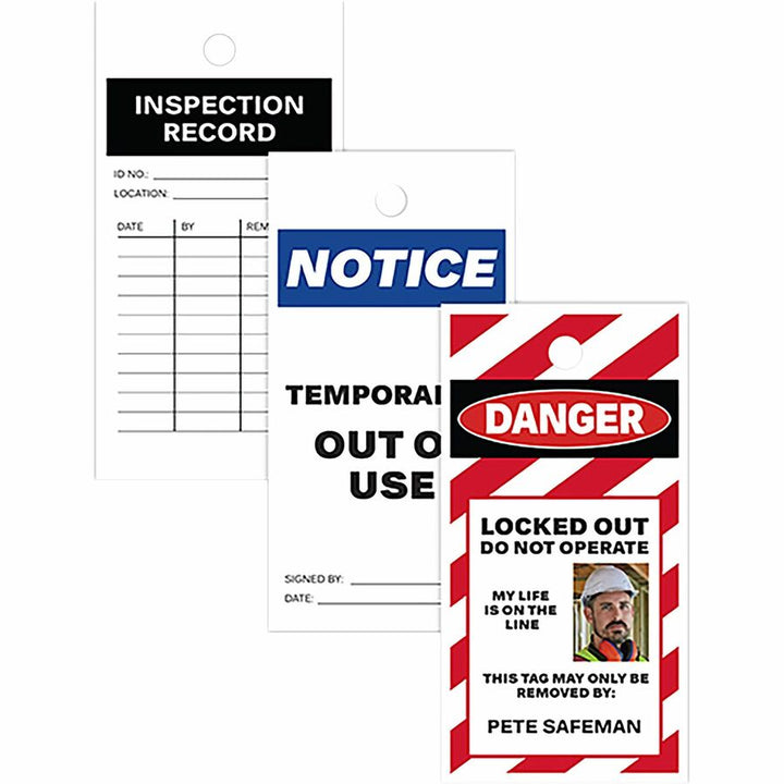 Image of Avery® Safety Tags,50 lb Strength, 5-1/2"x2-13/14",60/PK,WE