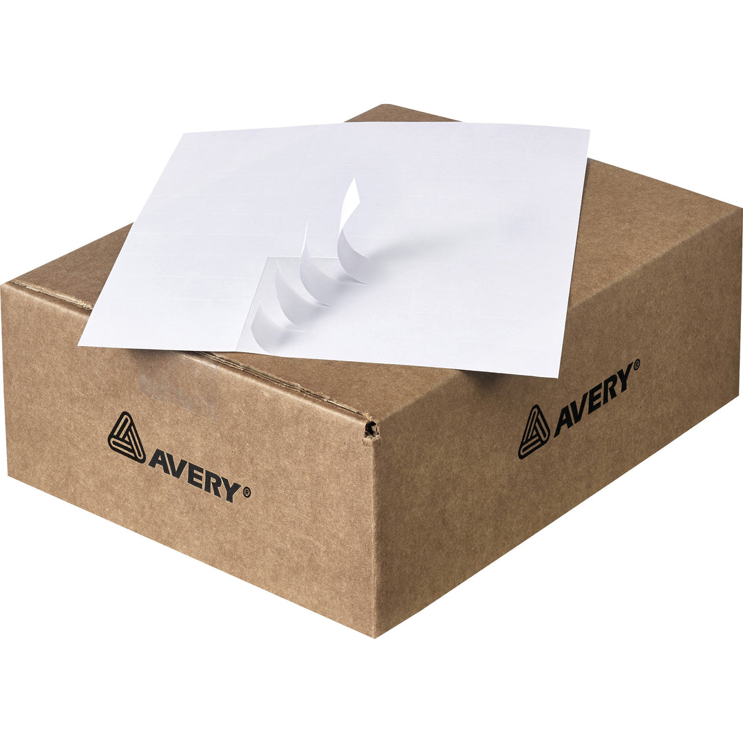 Image of Avery® Copier Label, Mailing, 1"x2-13/16", 16500/BX, 1/CT, White