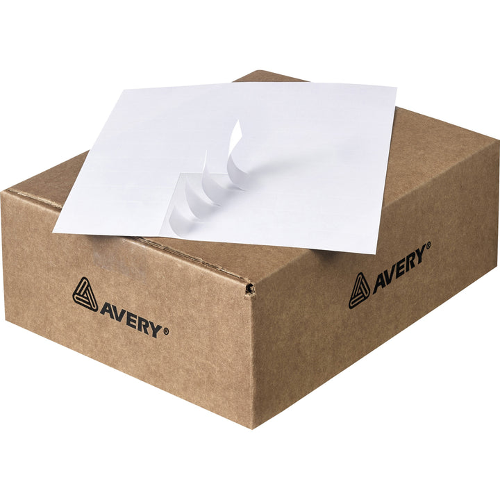 Image of Avery® Copier Label, Mailing, 1"x2-13/16", 16500/BX, 1/CT, White