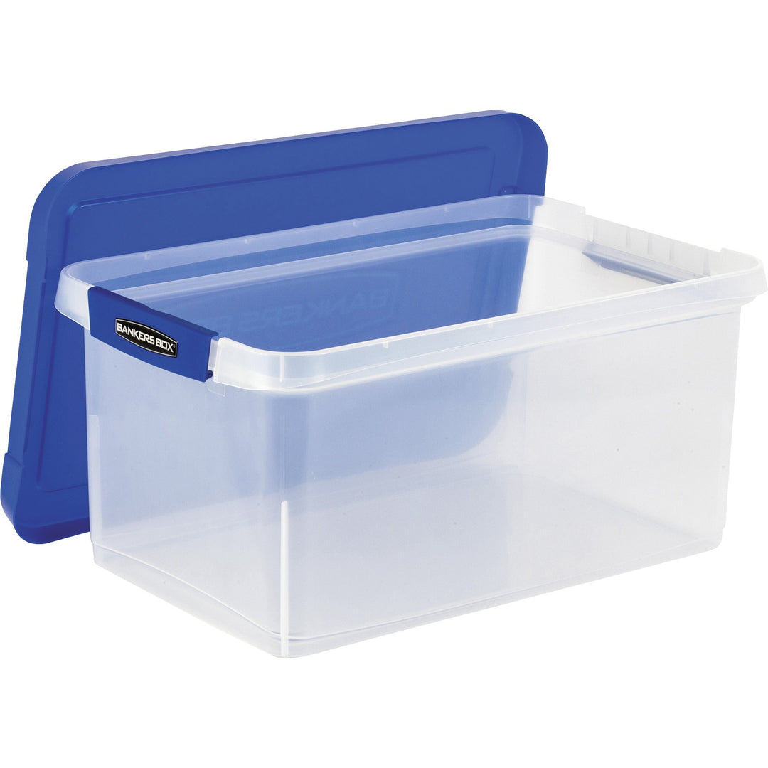 Image of Fellowes® File Box,Stackable,TAA Compl,14-1/5"x20"x10-5/8",CL/BE