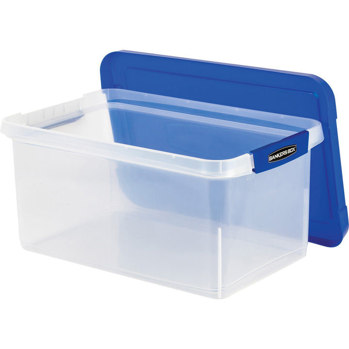 Image of Fellowes® File Box,Stackable,TAA Compl,14-1/5"x20"x10-5/8",CL/BE