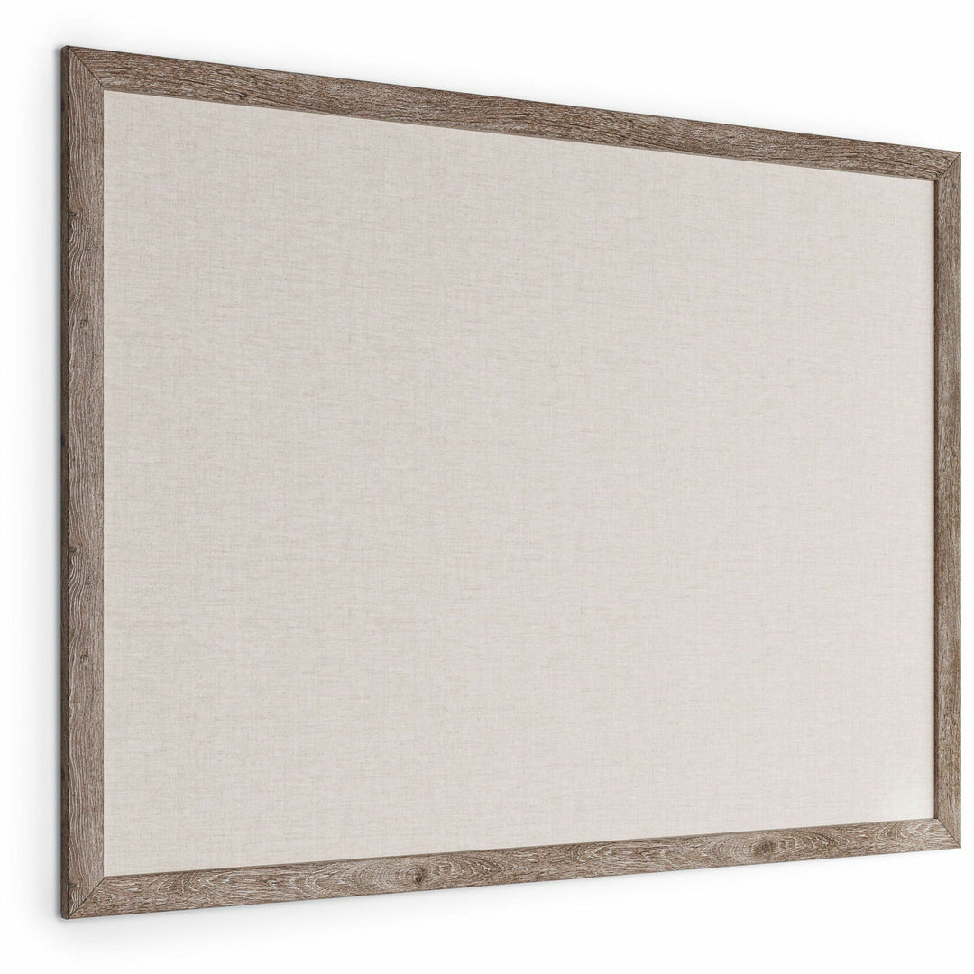 Image of U Brands Bulletin Board, Linen, 48"Wx36"H, Rustic/Natural