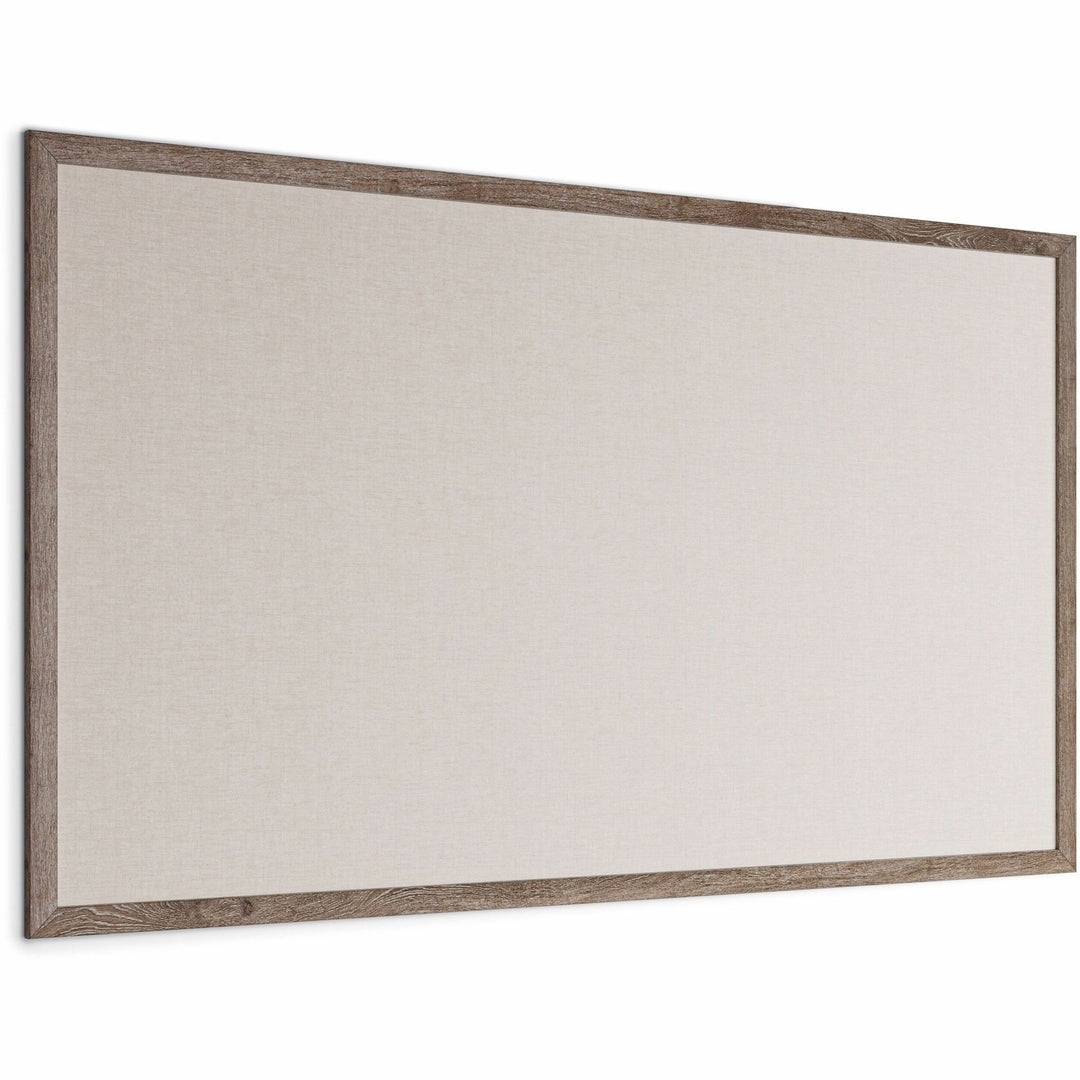 Image of U Brands Bulletin Board, Linen, 72"Wx48"H, Rustic/Natural