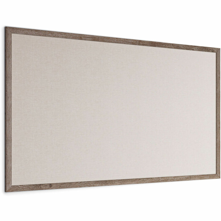 Image of U Brands Bulletin Board, Linen, 72"Wx48"H, Rustic/Natural