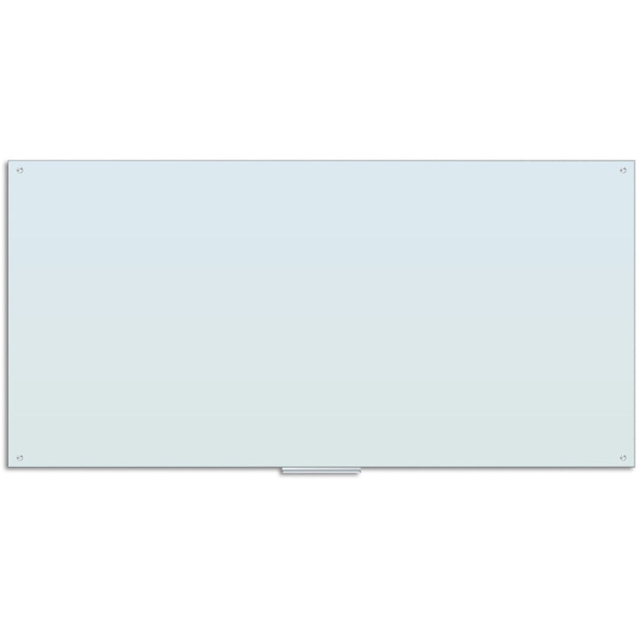 Image of U Brands Glass Dry Erase Board, 96" x 48" (Actual Size: 95" x 47"), White Surface