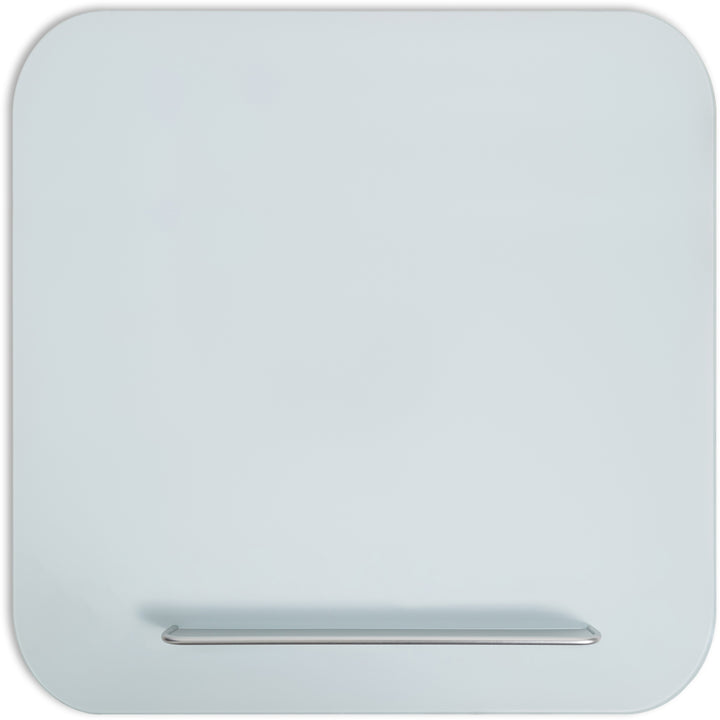 Image of U Brands Dry-erase Board, Glass, Magnetic, 35"x35", White